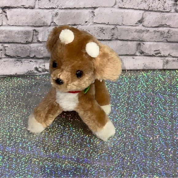 Russ Holiday Plush Vintage 1978 Russ Berrie Plus Donder Reindeer Christmas Plush - Picture 2 of 11